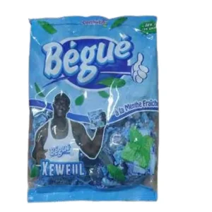 CARAMELOS BEGUÉ MENTA 500GR 100U CAJA 12 UNI