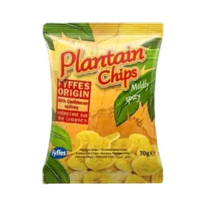 CHIPS BANANA FYFEES PICANTES 70GRM CAJA 24 UNI