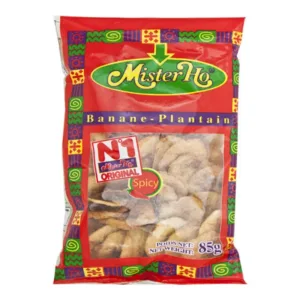 CHIPS BANANA MISTER HO PICANTES 85GRM CAJA 28 UNI