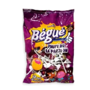 CHUPACHUPS FRUTA PASIÓN BEGUÉ 50U CAJA 12 UNI