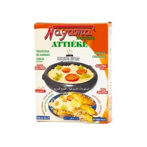 CUSCUS ATHIEKE NAYAMA CARTON 500GRM CAJA 20 UNI